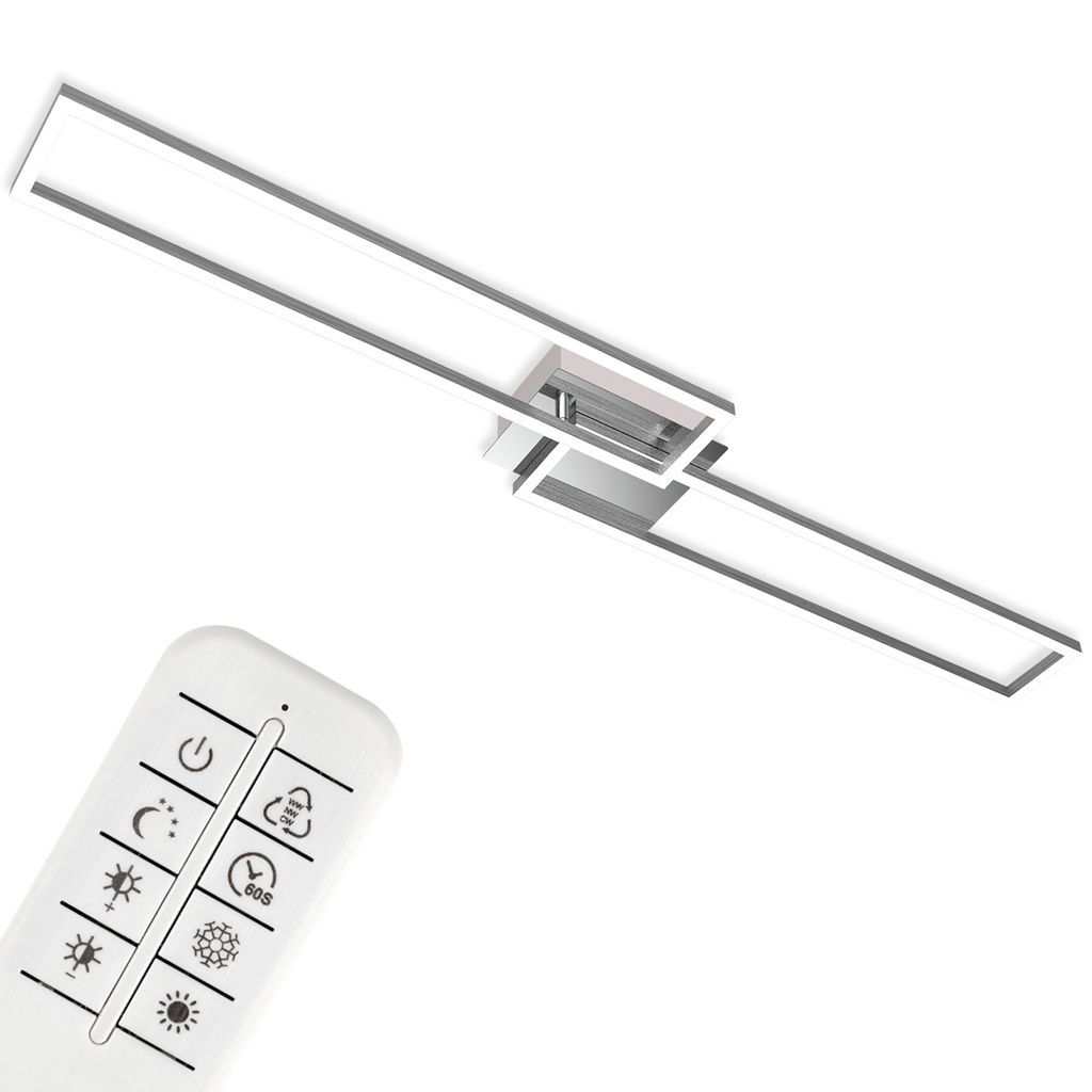 LED CCT Frame 110 cm 2x 40W 2200lm chroom